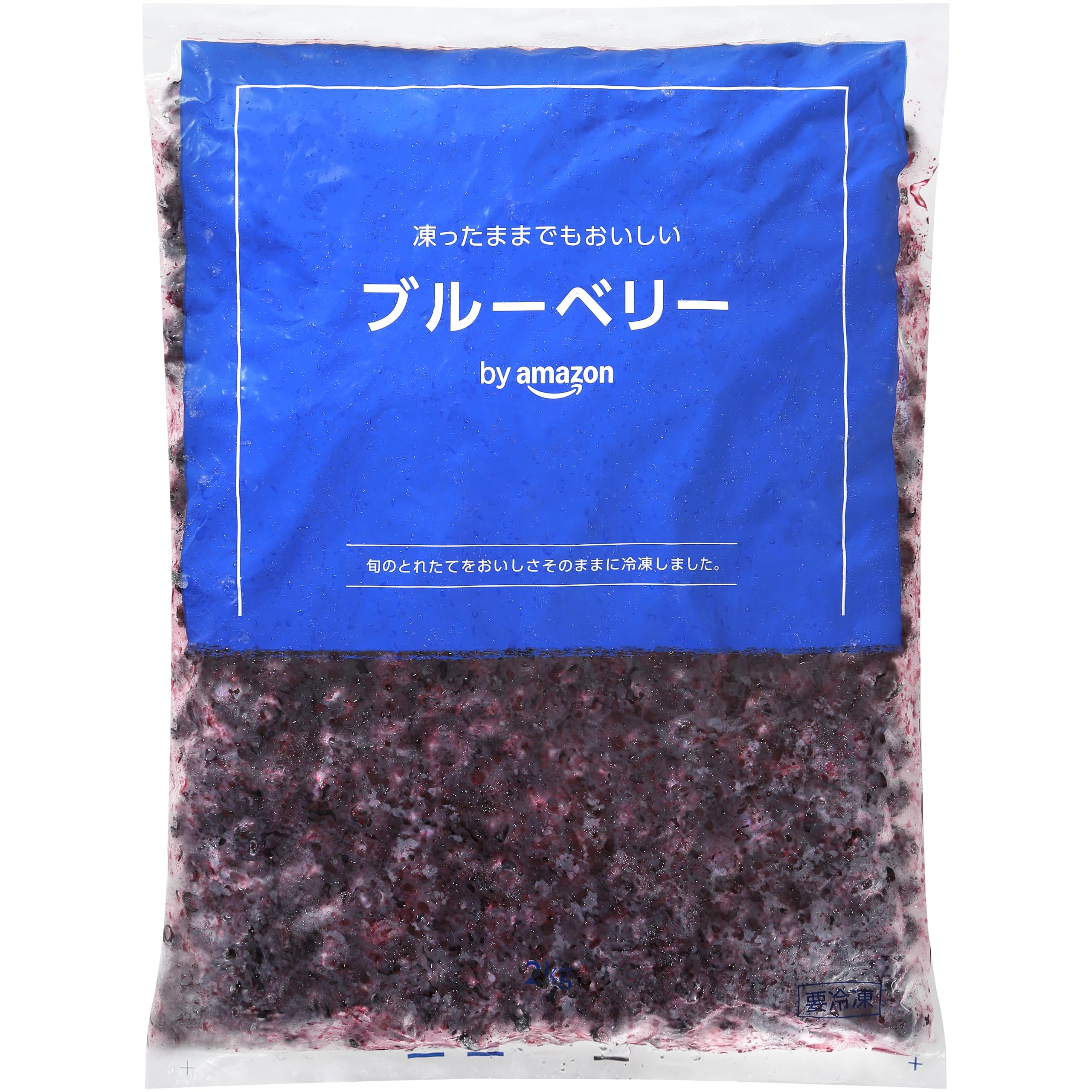 ぶるーべりー Amazon.co.jp: [冷凍] by Amazon ブルーベリー 2kg 大容量 カナダ産 旬